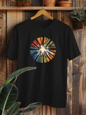 Forest Men’s T-Shirt 🌲 | Colorful Trees Graphic Tee | Hiking Nature Shirt